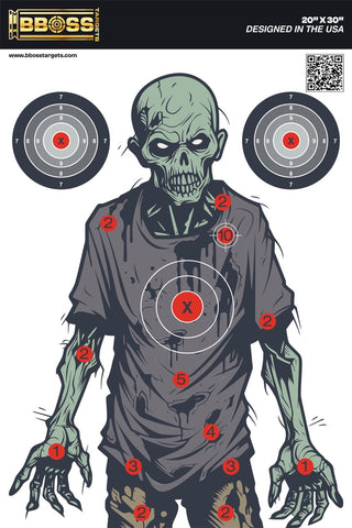 BBOSS Targets 20x30 Zombie Shooting Target