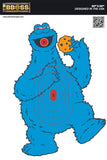 BBOSS TARGETS 20x30 COOKIE MONSTER Shooting Target