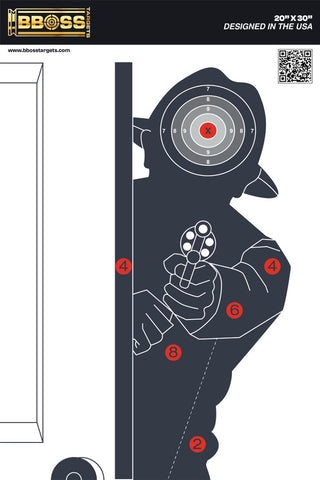 BBOSS TARGETS Peaking Perp 20x30 Target
