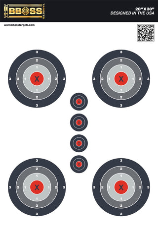 BBOSS TARGETS 20X30 Precision 4's Target