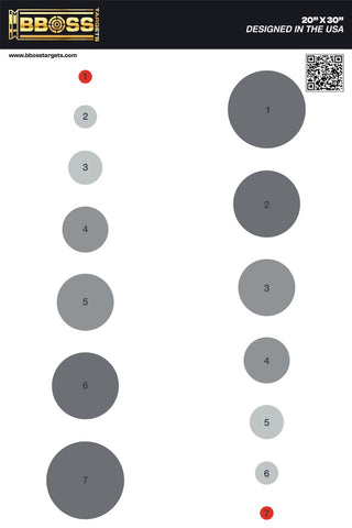 BBOSS TARGETS 20x30 Precision 7 Target