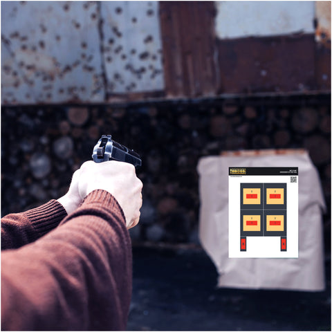 BBOSS TARGETS 20x30  Aim Small, Miss Small v2 - Perforated Target