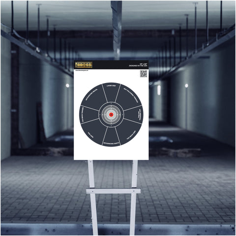 BBOSS TARGETS 14x20 Shooter Tutor Playbook Target
