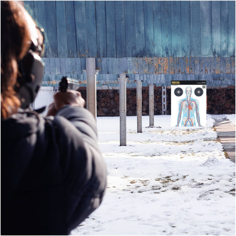 BBOSS TARGETS Human Anatomy 20x30 Shooting Target