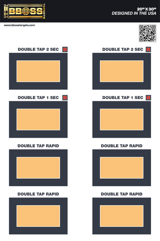BBOSS TARGET 20x30 Double-Tap Target